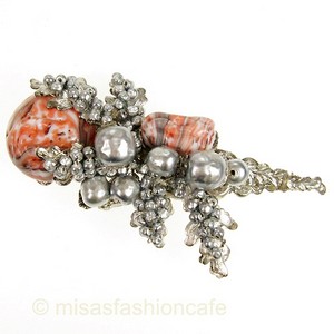 （画像用） Miriam Haskell ミリアムハスケル ブローチ