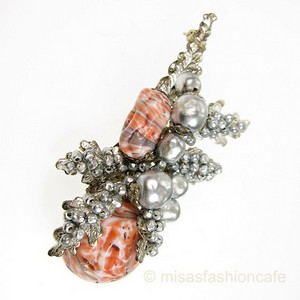 （画像用） Miriam Haskell ミリアムハスケル ブローチ