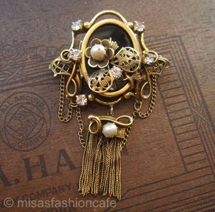 （画像用） アンティーク ブローチ兼ペンダント