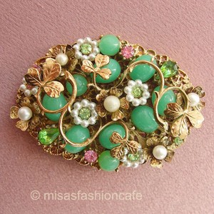 （画像用） Coro コロ お花畑ブローチ