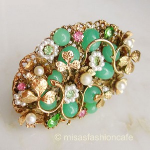 （画像用） Coro コロ お花畑ブローチ