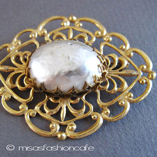 （画像用） Miriam Haskell ミリアムハスケル ブローチ