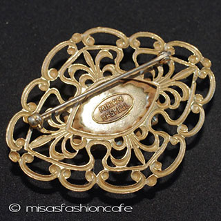 （画像用） Miriam Haskell ミリアムハスケル ブローチ