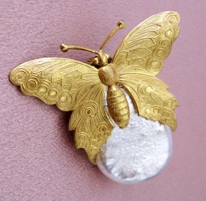 （画像用） Miriam Haskell ミリアムハスケル ブローチ