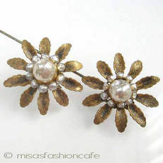 （画像用） Miriam Haskell ミリアムハスケル ブローチ