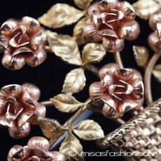 （画像用） 14Kgf 花カゴのブローチ