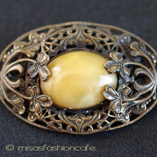 （画像用） アンティーク ブローチ アールヌーヴォー