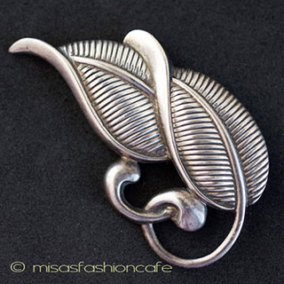 （画像用） Dancraft銀製　ブローチ スターリングシルバー