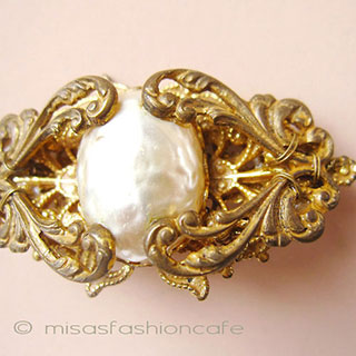（画像用） Miriam Haskell ミリアムハスケル ブローチ