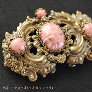 （画像用） アールヌーヴォー　ブローチ