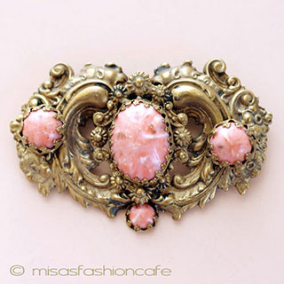 （画像用） アールヌーヴォー　ブローチ