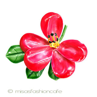 （画像用） Original By Robert　 フラワー　ブローチ