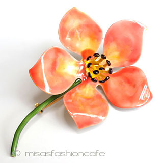 （画像用） Original by Robert フラワー　ブローチ