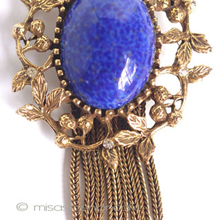 （画像用） Goldette　ブローチ チェリー＆フリンジ