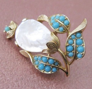 （画像用） クラウントリファリ Trifari　ブローチ