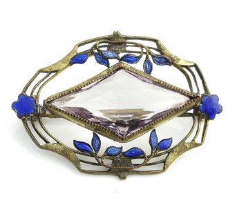 （画像用） アールヌーヴォー ブローチ