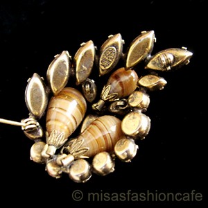 （画像用） Regency　リージェンシー キャラメル・ブローチ