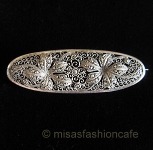 （画像用） SterｌingSilver 銀製 マーカサイト ブローチ