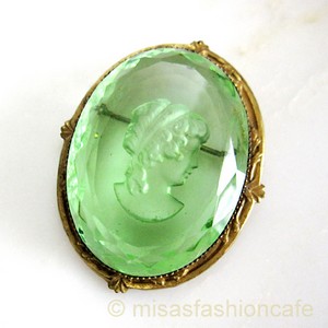 （画像用） Original By Robertカメオ ブローチ兼ペンダント