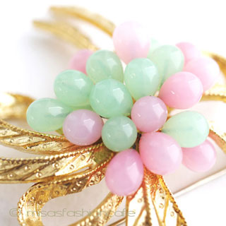 （画像用） パステルガラス・ブローチ