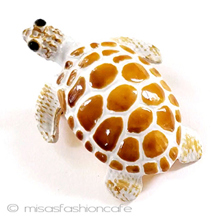 （画像用） Original by Robert エナメル海亀ブローチ