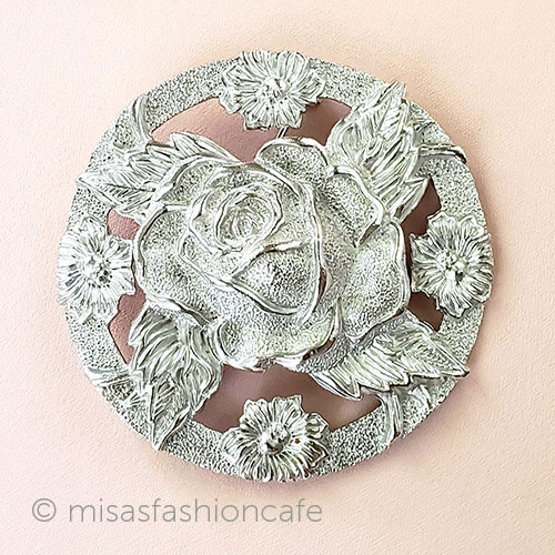 （画像用） ヴィンテージアクセサリー トリファリ　ローズお花