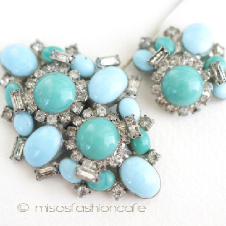 （画像用） ＤｅＮｉｃｏｌａ　ブローチ アートガラス　レア