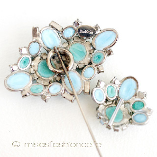 （画像用） ＤｅＮｉｃｏｌａ　ブローチ アートガラス　レア