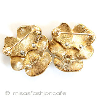 （画像用） トリファリ　ブローチ２個 Ｔｒｉｆａｒｉ　パンジー