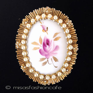 （画像用） 希少　ＨＡＲ　ハー ローズ　ブローチ