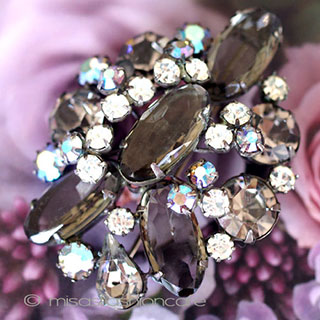 （画像用） Ｒｅｇｅｎｃｙリージェンシー クリスタル　ブローチ