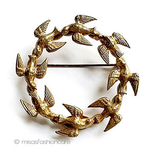 （画像用） メトロポリタン美術館 ハスケルの鳥ブローチ