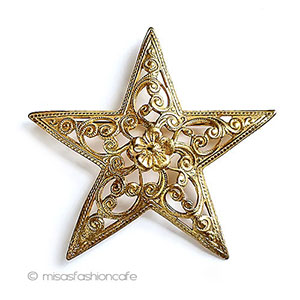 （画像用） ミリアムハスケル刻印 Haskell花星ブローチ