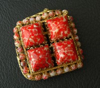 （画像用） チェコ製　ブローチ