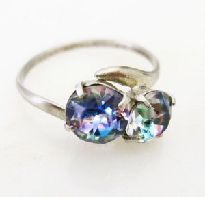 （画像用） Sterling銀製　 アイリス石リング