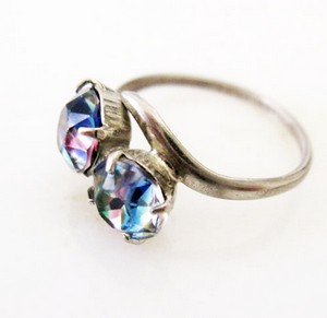 （画像用） Sterling銀製　 アイリス石リング