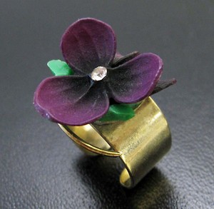 （画像用） パンジーすみれ　リング