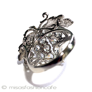 （画像用） サファイア　葡萄リング スターリング925指輪