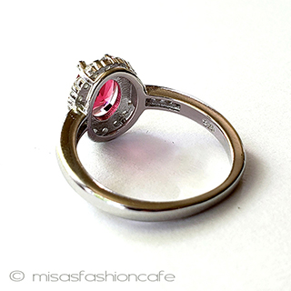 （画像用） ルビーリング　指輪 スターリングシルバー