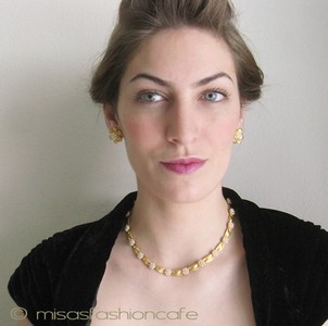 （画像用） クラウンTrifari トリファリ パール小花　3点セット