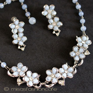 （画像用） Coro コロ　セット ライトブルー・フラワー