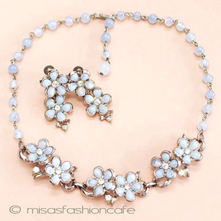 （画像用） Coro コロ　セット ライトブルー・フラワー