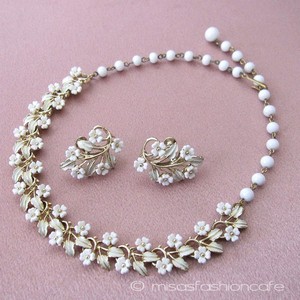 （画像用） Coro コロ 刻印 ホワイトフラワー セット