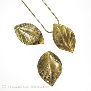 （画像用） クラウントリファリ Trifari ゴールドリーフセット