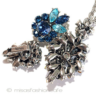 （画像用） Trifariトリファリ　SET ブルーRSフローラル