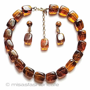 （画像用） Trifari　 トリファリ べっ甲　 セット