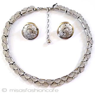 （画像用） ヴィンテージジュエリー トリファリ　銀レース