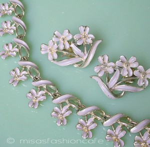 （画像用） Coro コロ 刻印 　薄紫の小花　セット