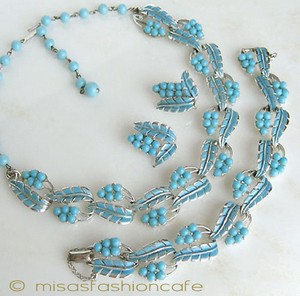 （画像用） Coro コロ 刻印 ブルーの花　3点セット