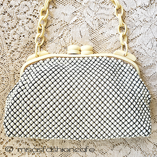 （画像用） アンティークバッグ　 Whiting & Davis